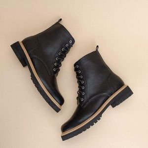 Mi.Im Drew Combat Boots Black NEW